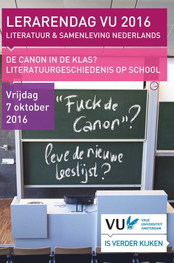 Folder  Lerarendag  Nederlands  Vu 2016
