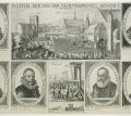 De onthoofding van Johan van Oldenbarnevelt 1619 Ivstitie aen Ian van Oldenbarnevelt geschiet titel op object RP P OB 77 320